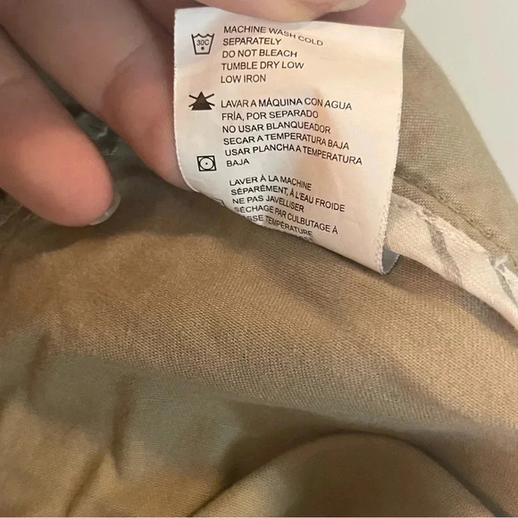 Dickies Crafted for Women slim fit khaki bootcut pants women’s size 18 short - Picture 9 of 9